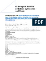 Biological Science Canadian 2Nd Edition Freeman Test Bank Full Chapter PDF