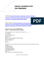 Biological Science 6Th Edition Freeman Test Bank Full Chapter PDF