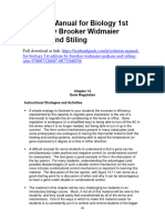 Biology 1St Edition Brooker Solutions Manual Full Chapter PDF