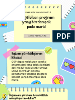 Pengelolaan Program Yang Berdampak Pada Murid