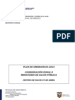 PLAN DE EMERGENCIA - TIPO A CS 29 DE ABRIL Actualizado