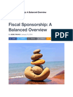 Fiscal Sponsorship - Overview