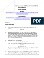 Solution Manual For Microeconomics 7Th Edition Perloff 0133456919 978013345691 Full Chapter PDF