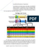 Cores de Capacitor Resistor Tabela