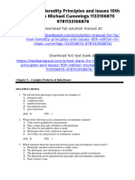 Human Heredity Principles and Issues 10Th Edition Michael Cummings Test Bank Full Chapter PDF