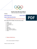 Math and the Olympics 2008