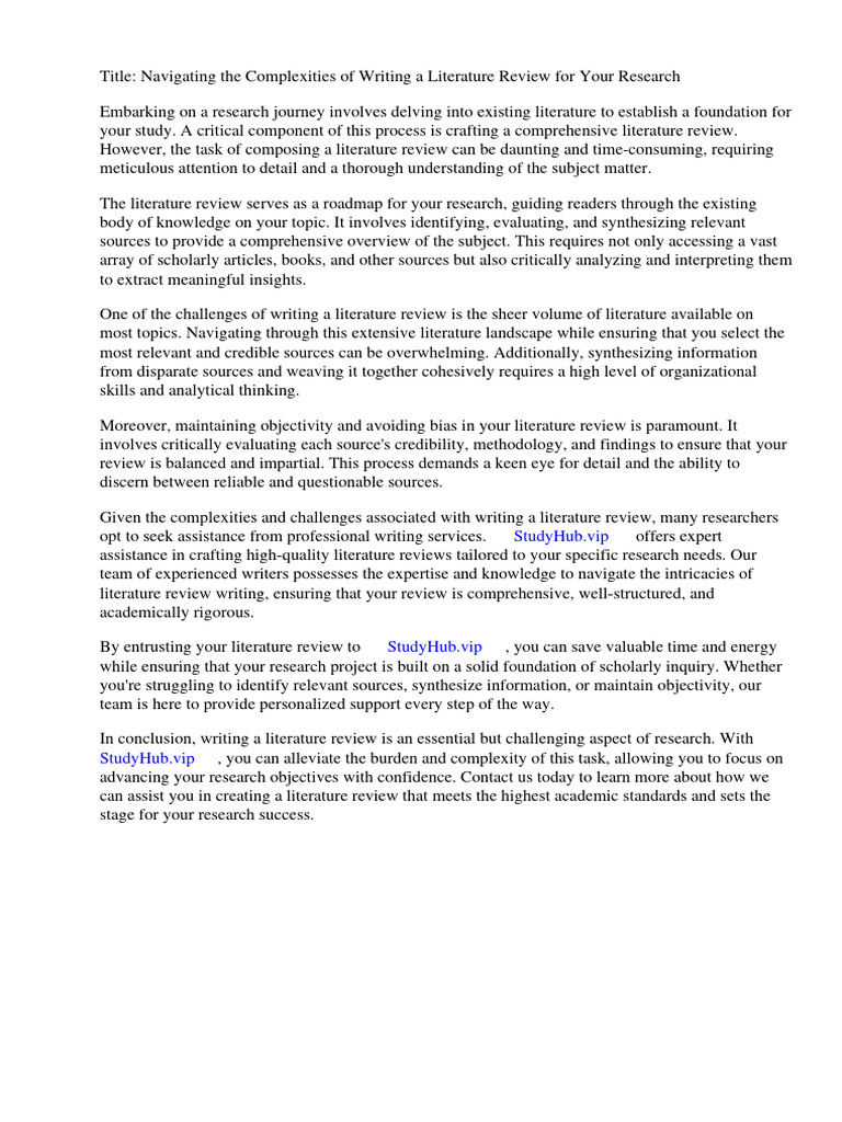 THE PARTS OF A LITERATURE REVIEW visual data 4