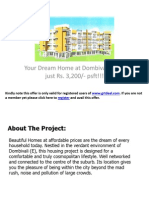 Your Dream Home at Dombivali (E) at Just Rs. 3,200/-psft!!!