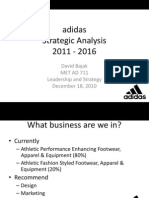 David Bajak - Adidas Group Strategic Analysis FINAL