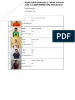 Formulir Pendaftaran Turnamen Futsal Tingkat 2023 Fl2sn