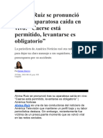 A La Noche Del Martes 19 de Marzo, La Comunicadora Se