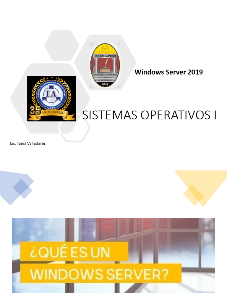 Windows Server 2019: Características y Ventajas | PDF | Computación en ...