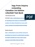 Psychology From Inquiry To Understanding Canadian 3Rd Edition Lilienfeld Test Bank Full Chapter PDF