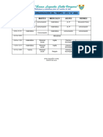 Horario 6to A