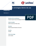 S1 - Tarea 1.1 Los Niveles de Estrategias Dentro de Una Empresa