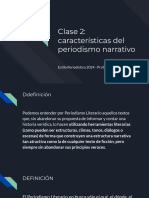 Presentación 2 - 19 de Marzo - Características Del Periodismo Narrativo