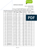 Certificado Cotizaciones: Folio Nº: 33C38C99167F6BB11