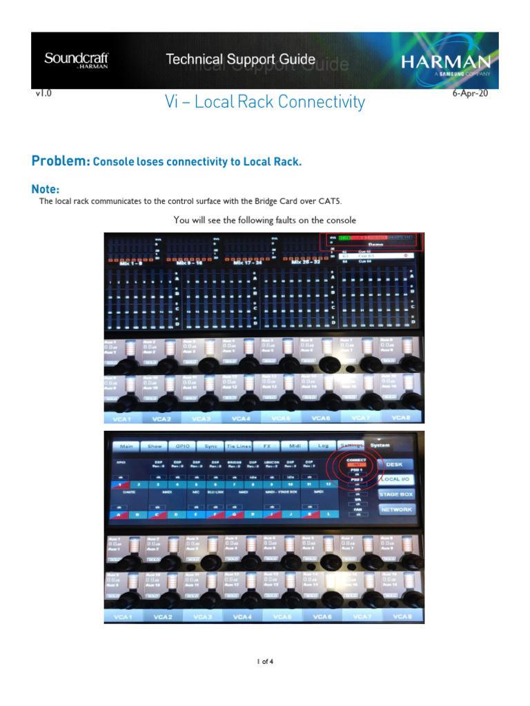 Vi - Local Rack Connectivity Troubleshooting Guide | PDF | Electronics