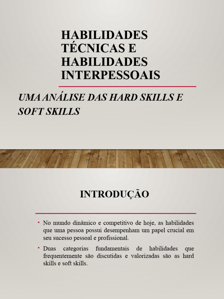 Trabalho Hard Skills e Soft Skills | PDF | Liderança | Comunicação