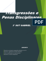 Trangressoes e Penas Disciplinares