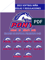 Pony Softbol de Niñas - Reglas y Regulaciones 2022