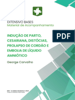 Bases - Inducao de Parto Cesariana Distocias Prolapso de Cordao e Embolia de Liquido Amniotico - Acompanhamento