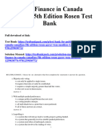 Public Finance in Canada Canadian 5Th Edition Rosen Test Bank Full Chapter PDF
