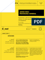 JAPAN DESU PROGRAMA. Programa General de Actividades