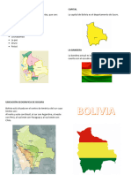 Bolivia y Sus Departamentos