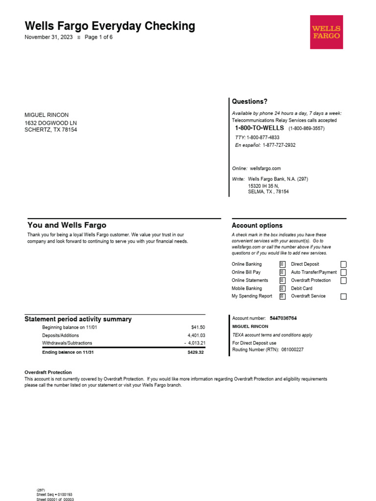 Wells Fargo Account Number The Ultimate Guide For 2024 - g36hyfi