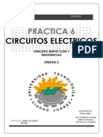 Practica 6 CIRCUITO MIXTO CON 7 RESISTENCIAS