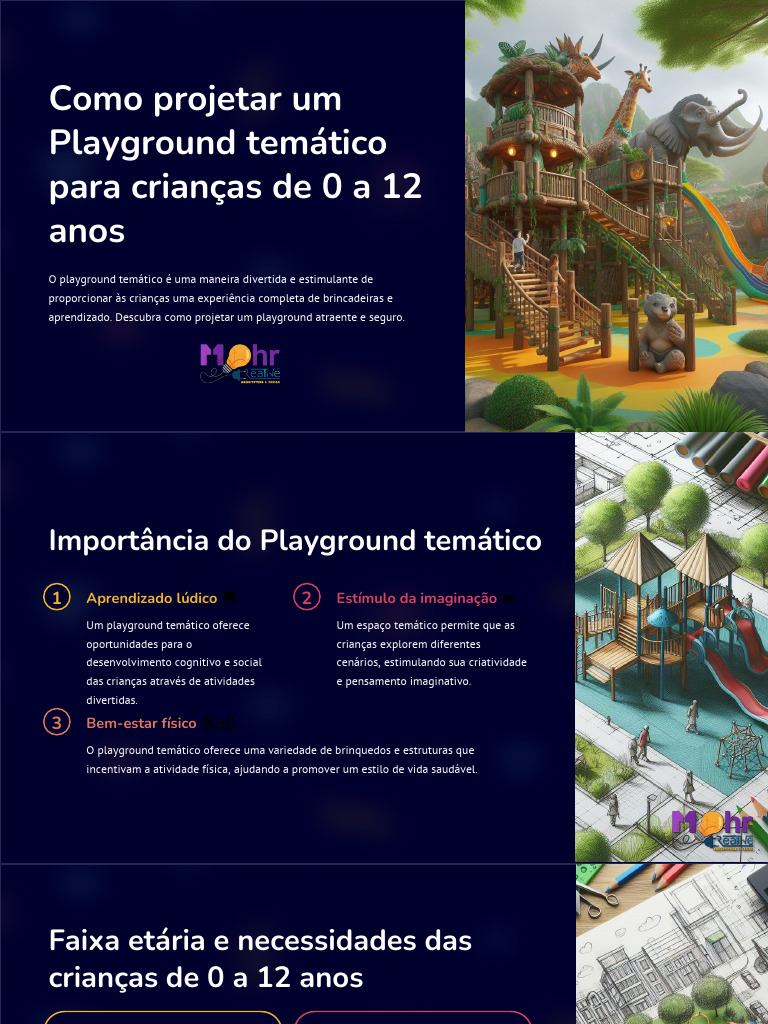 Como Projetar Playground Temático Infantil | PDF | Parquinho | Brinquedos