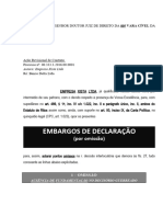 Embargos Declaracao Ausencia Fundamentacao Decisao Interlocutoria Julgamento Antecipado