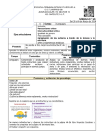 Planeación 26 Al 8 de Marzo