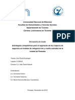 Universidad Nacional de Misiones Facultad de Humanidades y Ciencias Sociales Departamento de Turismo Carrera: Licenciatura en Turismo