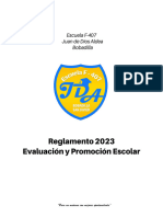 Reglamento de Evaluacion 3491