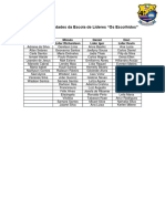 Divisão Das Unidades Da Escola de Líderes