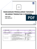 RPT SMK Sejarah Tingkatan 2 2023-2024