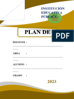 3º Plan de Tutoria - 2023