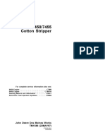 TM1586 John Deere 7450, 7455 Cotton Stripper Technical Manual