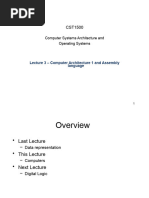 Lecture03-Computer Architecture 1 and Assembly Language