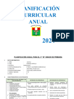 Planificación Curricular Formato 2024