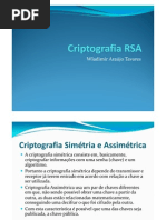 Criptografia RSA e Grupo de Simetria