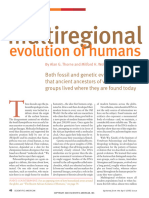 The Multiregional Evolution of Humans