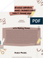 Hamidah 2110312420005 Studi Kasus Corporate Governance & Business Ethics Pada PT. DANONE AQUA