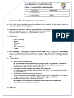 Unidad Educativa Francés de Quito Informe de Laboratorio de Biología