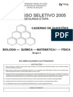 UFG - PS2005 - F2 - Biológicas - P 