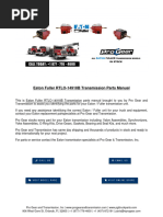 Eaton Fuller RTLO 14918B Transmission Parts Manual