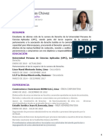 CV Documentado y Actualizado