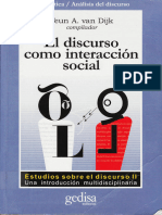 Van Dijk, Teun A. (Ed.) - El Discurso Como Interacción Social (Ocr) (2000) - 2